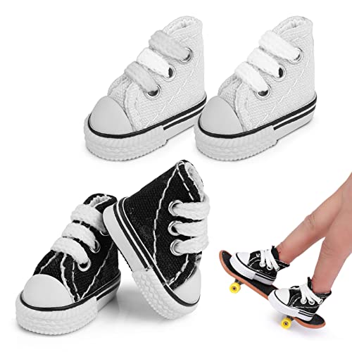 Aster 2 Paar Mini Finger Schuhe, Finger Skateboard Canvas Schuhe, F...