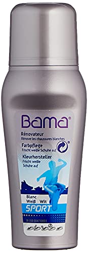 Bama Unisex Farb-Pflege Weiss 75ml Schuhpflegeprodukt, 75 ml...