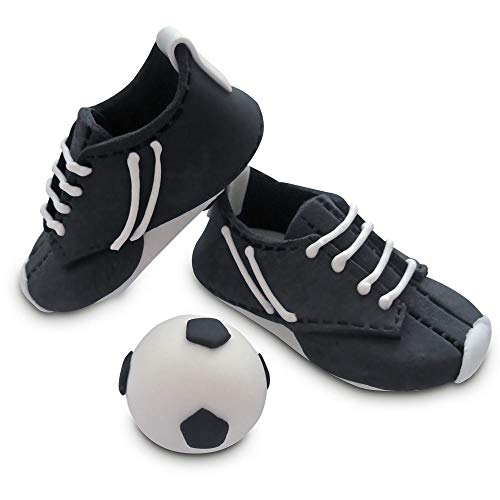 Bombasei Zucker Fondant Tortendeko Fussball Deko Fussball Schuhe (S...