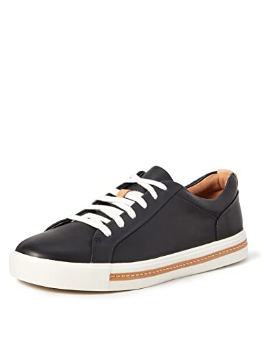 Clarks Damen Un Maui Lace Sneaker, Black Leather, 40 EU...