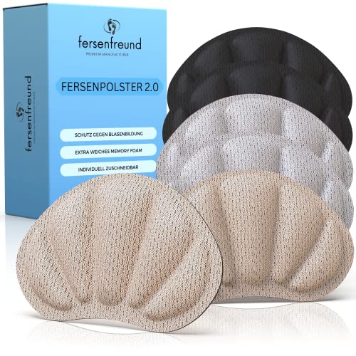 FERSENFREUND Premium Fersenpolster Schuheinlagen - NEUHEIT 2023 -...