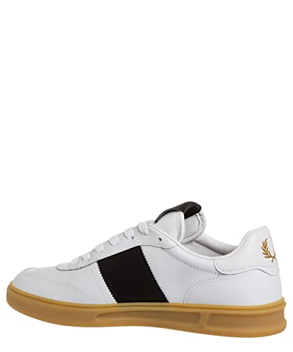 Fred Perry Herren b400 Sneaker Bianco 42 EU...