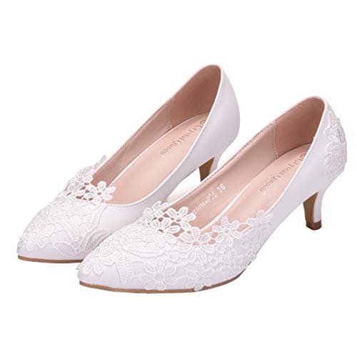 Holibanna Braut Hochzeit Abend Party Schuhe Frauen Stiletto Low Hee...