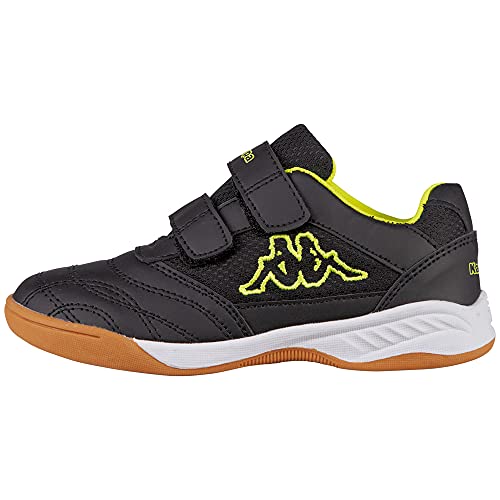 Kappa Unisex Kinder Kickoff K 260509K Sneaker,1140 black yellow, 32...