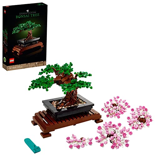 LEGO 10281 Icons Bonsai Baum Set für Erwachsene, Pflanzen Home Dek...