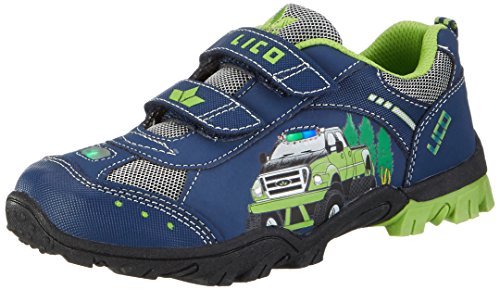 Lico Jungen Monstertruck V Blink Sneaker, Marine Lemon, 29 EU...