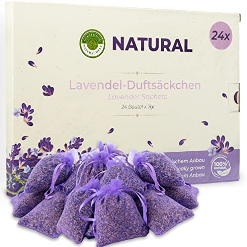 Natural Welt Lavendel Duftsäckchen Kleiderschrank 24x7g Duftsäckc...