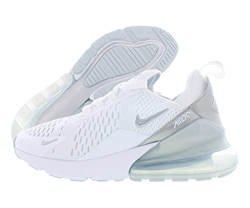 Nike Damen Air Max 270 Sneaker, White MTLC Platinum-Pure Platinum, ...