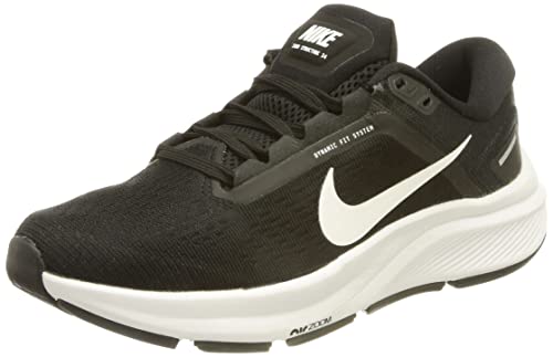 Nike Damen Air Zoom Structure 24 Sneaker, Schwarz-Weiss, 39 EU...