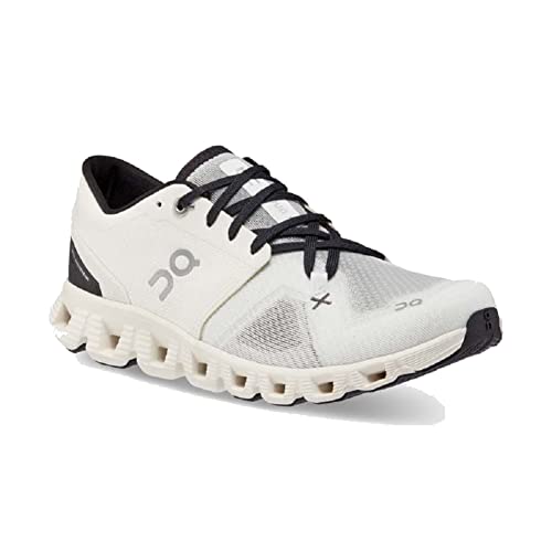 ON Running Cloud X 3 Women Sneaker Trainer Schuhe (White Black, 40)...