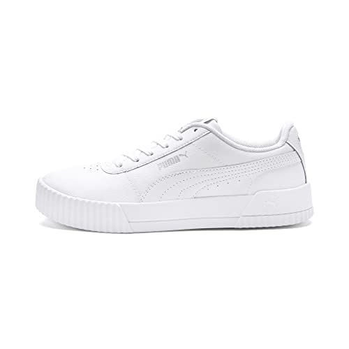 PUMA Damen Carina L Sneakers, White White Silver, 39 EU...