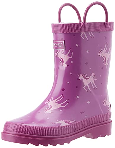 Regatta Minnow Jnr Welly Rain Boot, Unicorn ROrc, 32 EU...