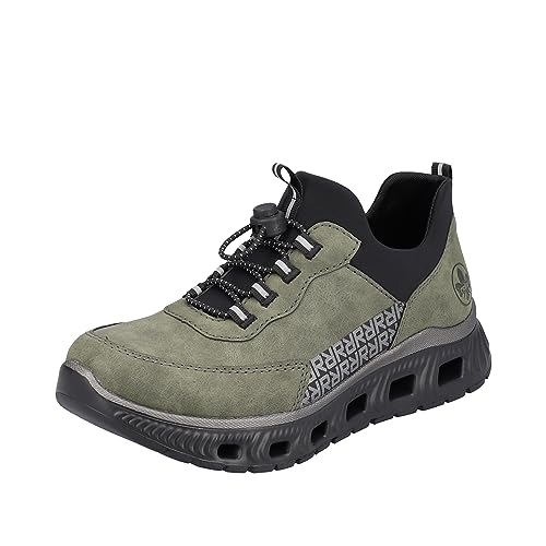 Rieker Damen M6058 Sneaker, Grün, 41 EU Weit...