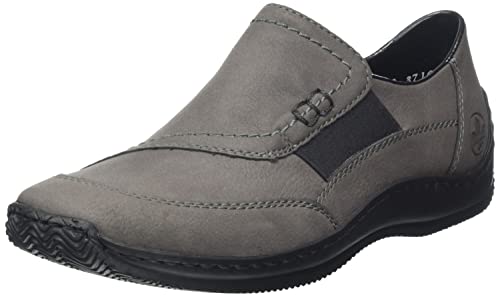 Rieker Damen Slipper, Grau, 41 EU...