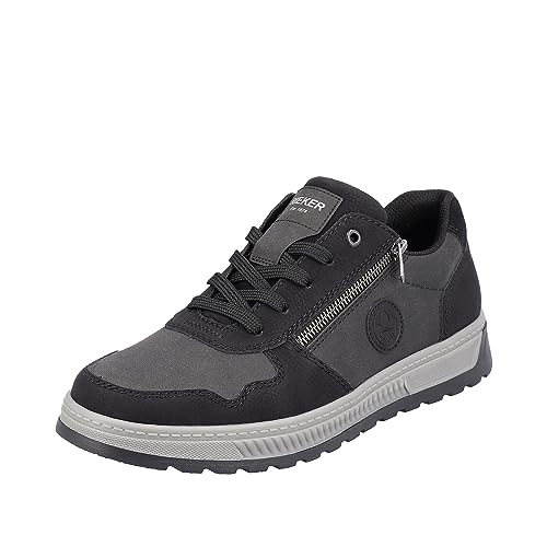 Rieker Herren 37029 Sneaker, Schwarz, 46 EU X-Weit...