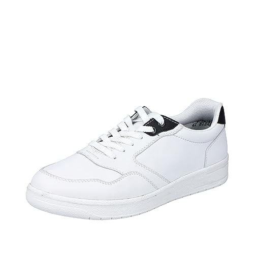 Rieker Herren B7801 Sneaker, Weiß, 42 EU Weit...