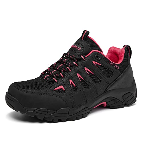 SHULOOK Wanderschuhe Damen Wasserdicht Leicht Trekkingschuhe Damen ...