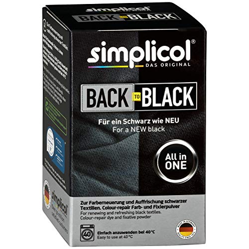 simplicol Farberneuerung Back-to-Black, Schwarz: Farbauffrischung u...