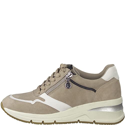 Tamaris Damen 1-1-23729-29 Sneaker, Light Taupe, 40 EU...