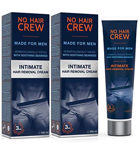 2 x NO HAIR CREW Enthaarungscreme für den Intimbereich – extra s...