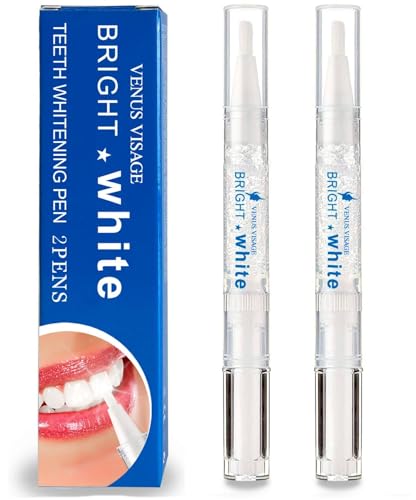 2 x Venus Visage Teeth Whitening Pen, 20+ Teeth Whitening Applicati...