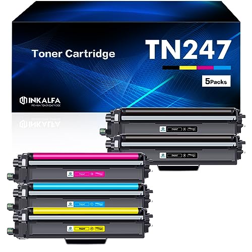 5er-Pack TN-243CMYK TN247 Kompatibel Toner für Brother MFC L3750CD...