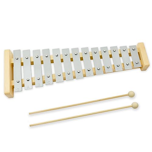 A-Star 13-Noten-Sopran-Glockenspiel-Xylophon mit silbernen Tasten u...