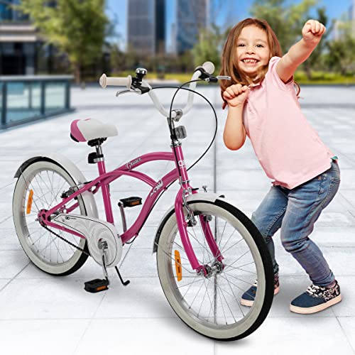 Actionbikes Kinderfahrrad Cruiser - 20 Zoll - Freilauf - Kettenschu...