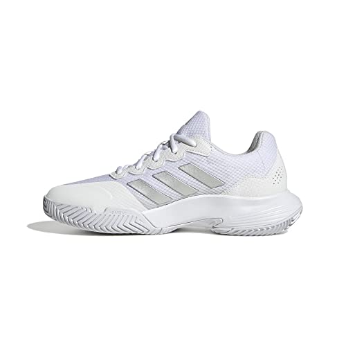 adidas Damen Gamecourt 2.0 Tennis Sneaker, FTWR White Silver met. F...