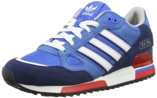 adidas Herren ZX750 Low-Top, Blau (Bluebird Running White FTW St Da...