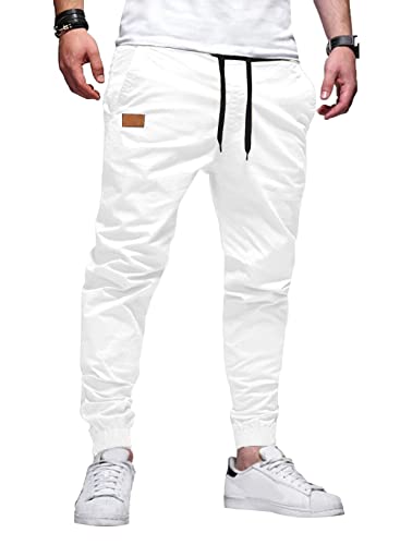 AlvaQ Jogginghose Herren Chino Hose Herren Baumwolle Cargohose Frei...