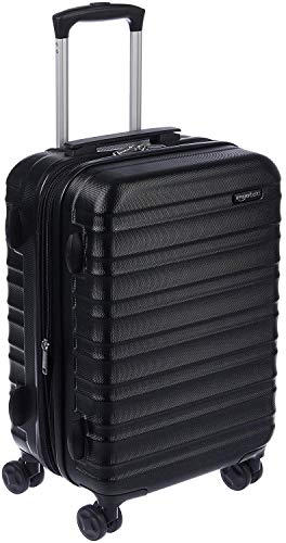 Amazon Basics Hartschalen - Koffer - 55 cm Handgepäckkoffer, Schwa...
