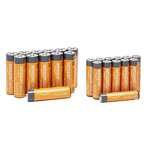 Amazon Basics Leistungsstarke AA- und AAA-Batterien im Combo-Packun...