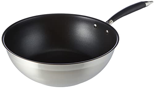 Amazon Basics Wok-Pfanne, 28 cm, Schwarz...