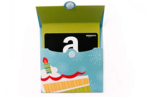 Amazon.de Geschenkgutschein in Geschenkschuber (Geburtstagstorte)...