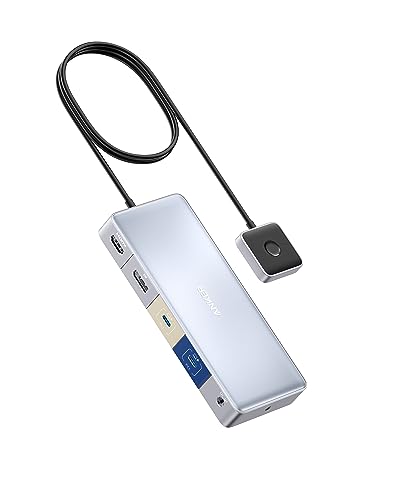 Anker Docking Station, KVM-Switch für 2 Laptops, Dual 4K-Monitor 5...