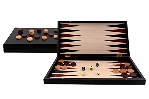 Aquamarin Games – Backgammon Black Series, schwarz (compudid S....