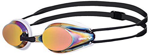 arena Tracks Mirror Anti-Fog Wettkampf Schwimmbrille Unisex für Er...