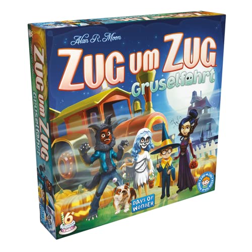 Asmodee | Days of Wonder | Zug um Zug – Gruselfahrt | Kinderspiel...