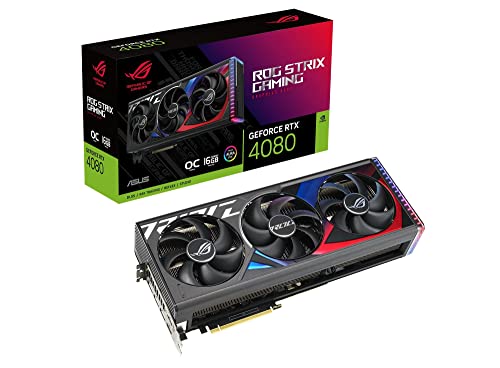 ASUS ROG Strix GeForce RTX 4080 16GB OC Edition GDDR6X Gaming Grafi...