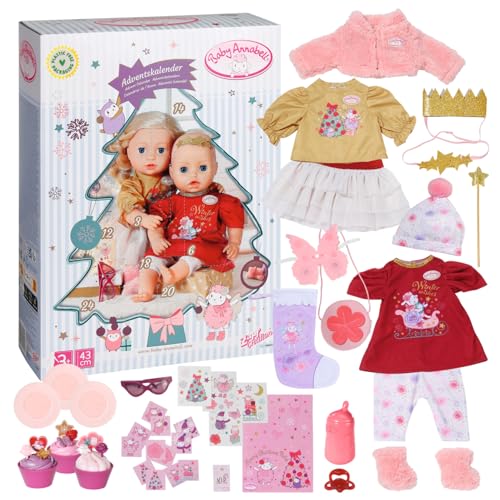 Baby Annabell Zapf Creation 709634 Adventskalender-Puppenadventskal...