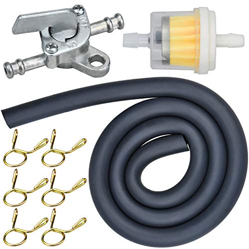 Benzin Kraftstofffilter Kit Ø4mm Kraftstoffleitung Benzinschalter ...