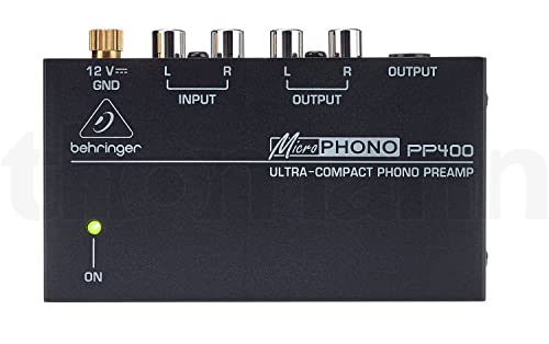 Best Price Square Ultra COMPACT Phono PREAMP PP400 by BEHRINGER...