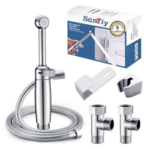 Bidet Handbrause Set SonTiy Toilette Bad Bidet Aufsatz Waschen Dusc...