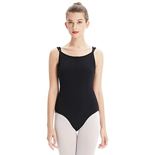 boruizhen Damen Ballet Trikot Turnanzug Ärmellos Gymnastikanzug mi...