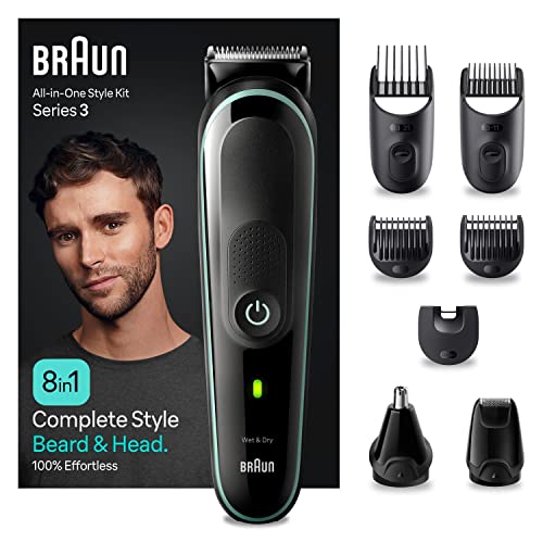 Braun All-In-One Bartpflege Bodygroomer Set, 8-in-1 Barttrimmer, Tr...