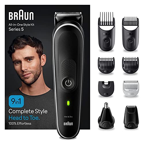 Braun All-In-One Bartpflege Bodygroomer Set, Barttrimmer, Trimmer H...