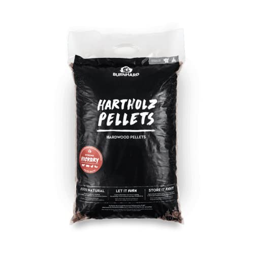 BURNHARD Holzpellets 10 kg, Grillpellets für Pelletsmoker, Ofen & ...