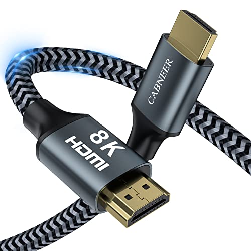 CABNEER 8K HDMI 2.1 Kabel 0,5m, HDMI Kabel Ultra Hoch Geschwindig 4...