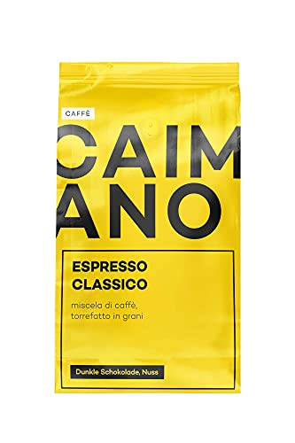 CAIMANO Espresso Classico (1kg) Ganze Espressobohnen - Ideal Für...